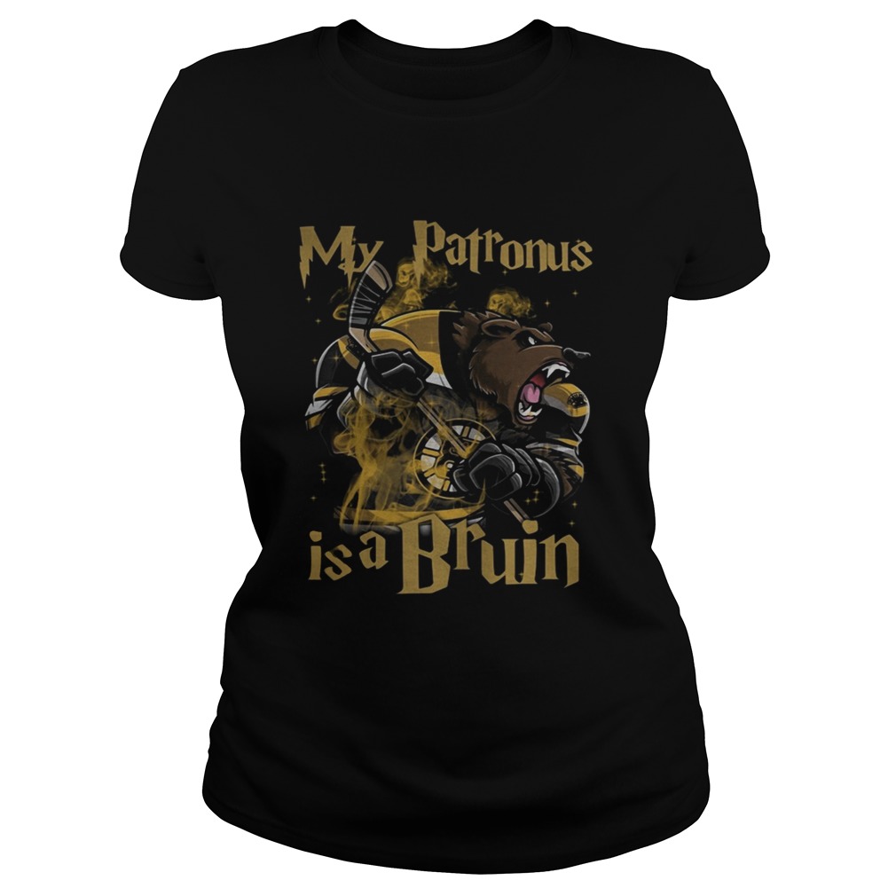 My Patronus is a Bruin Funny Harry Potter film lovers Boston Bruins Classic Ladies
