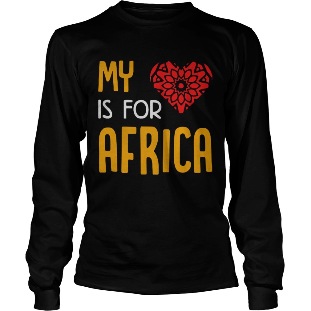 My heart is for Africa LongSleeve