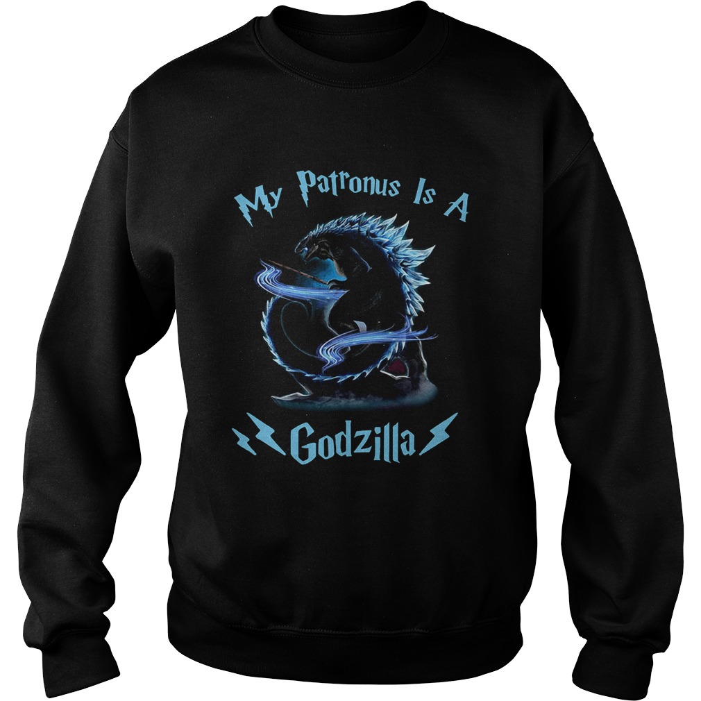 My patronus is a Godzilla Sweatshirt