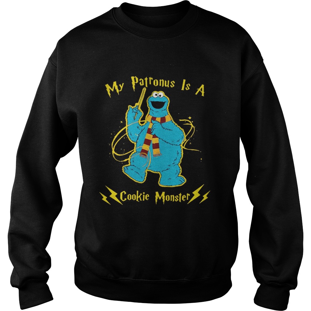 My patronus is a cookie Monster Sweatshirt