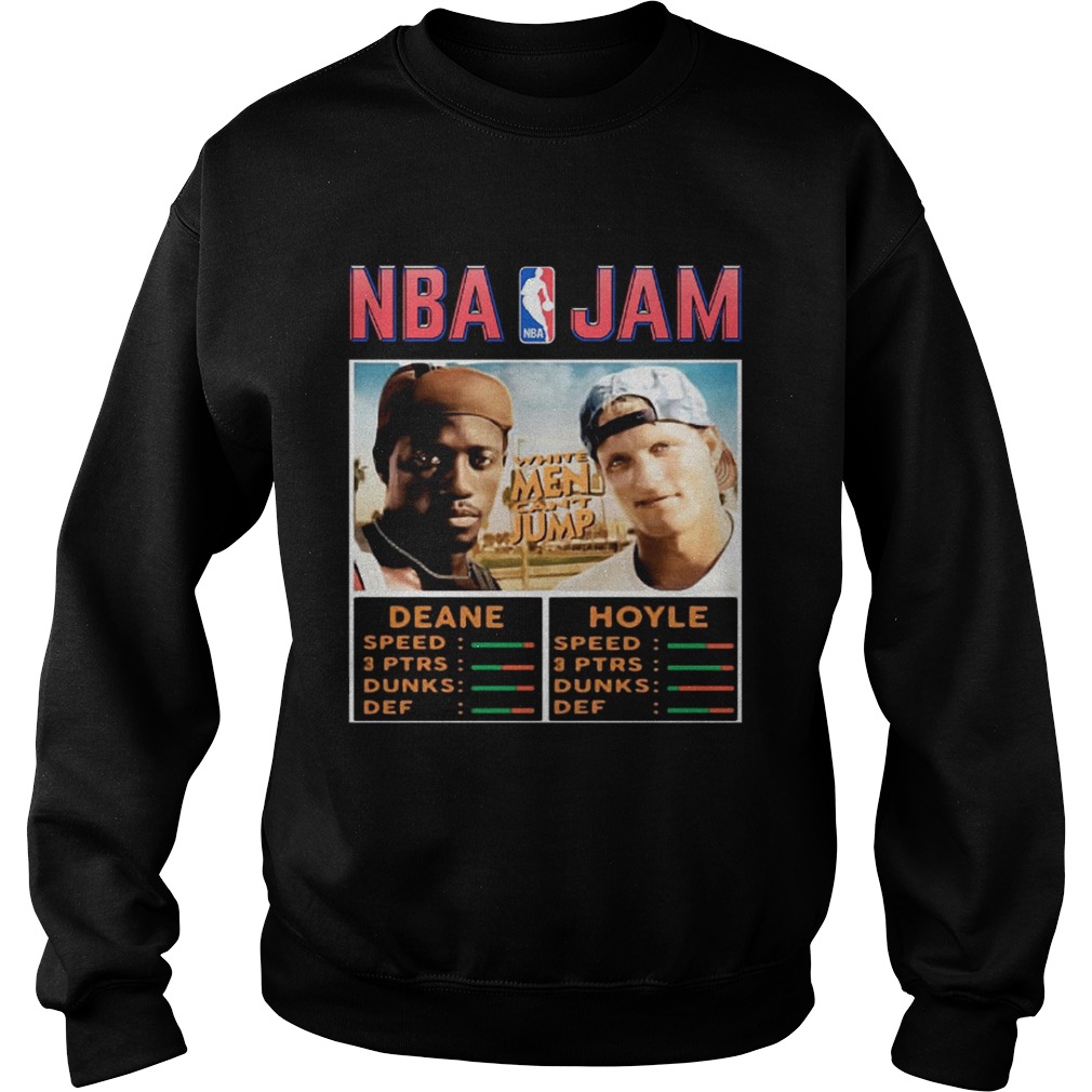 NBA Jam Deane Hoyle White men cant jump Sweatshirt