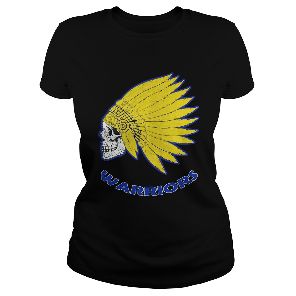 Native American Skull Golden State Warriors Shirt Classic Ladies