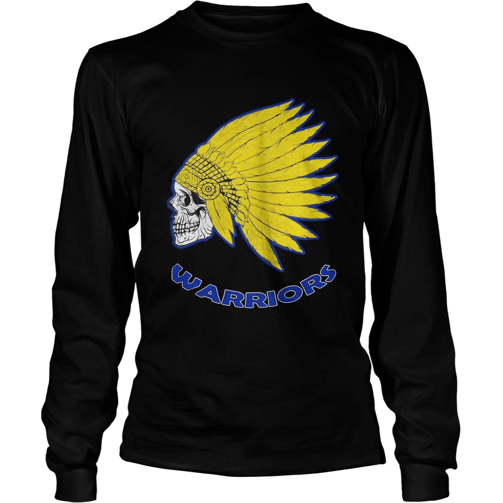 Native American Skull Golden State Warriors Shirt LongSleeve
