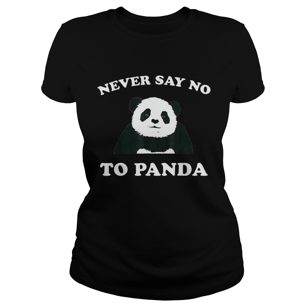 Never Say No To Panda Black Classic Ladies
