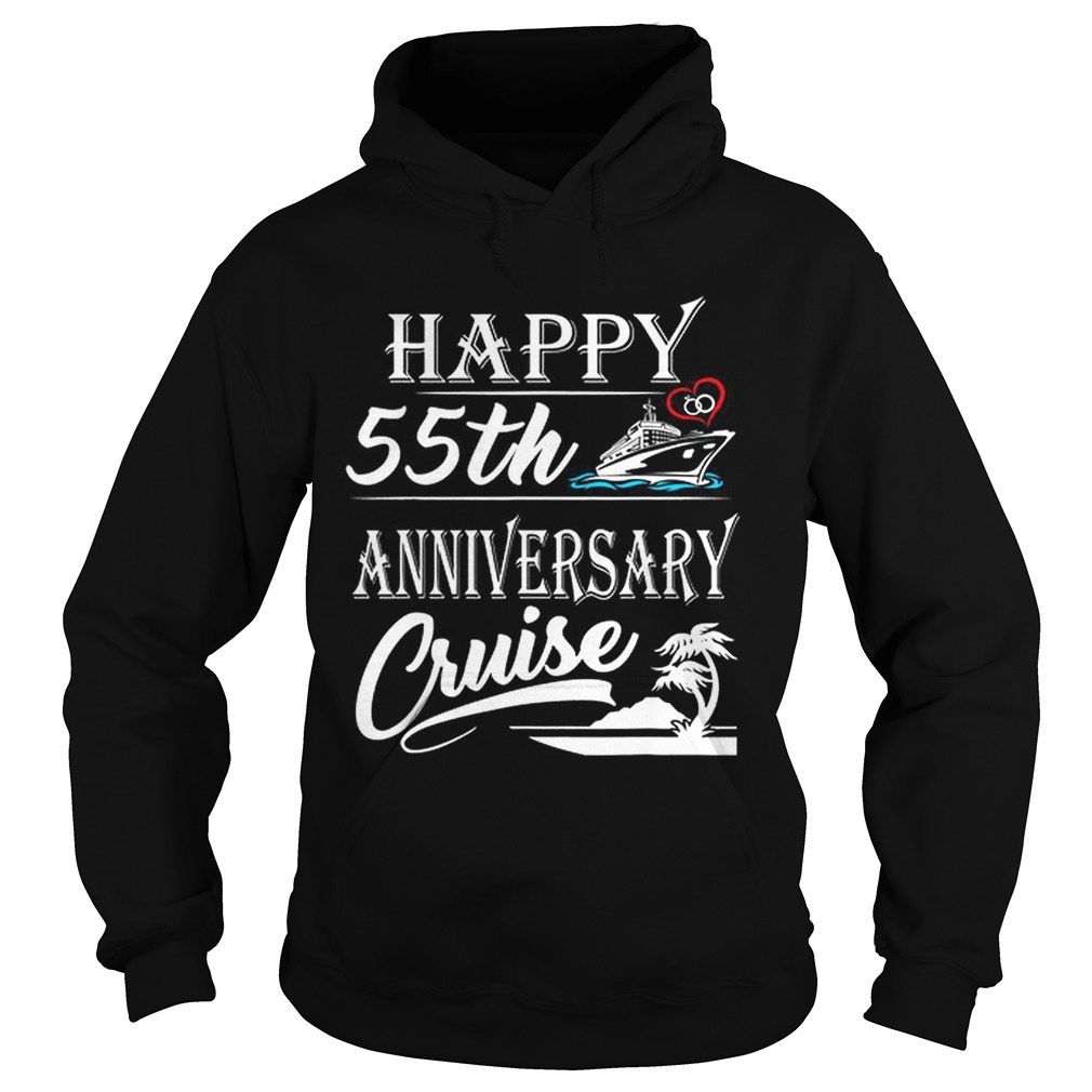 Nice Happy 55th Anniversary Cruise Hoodie