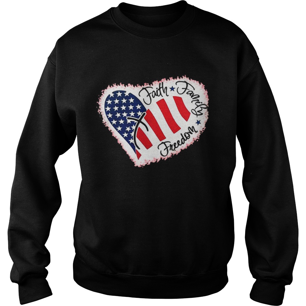 Official Faith Familly Freedom American Flag Shirt Sweatshirt