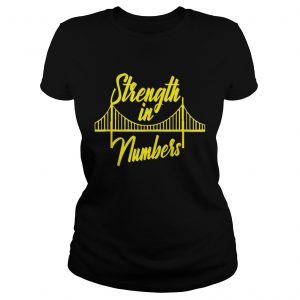 Official Golden State Warrior Strength In Numbers Ladies Tee