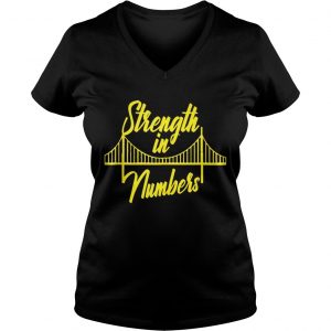 Official Golden State Warrior Strength In Numbers Ladies Vneck