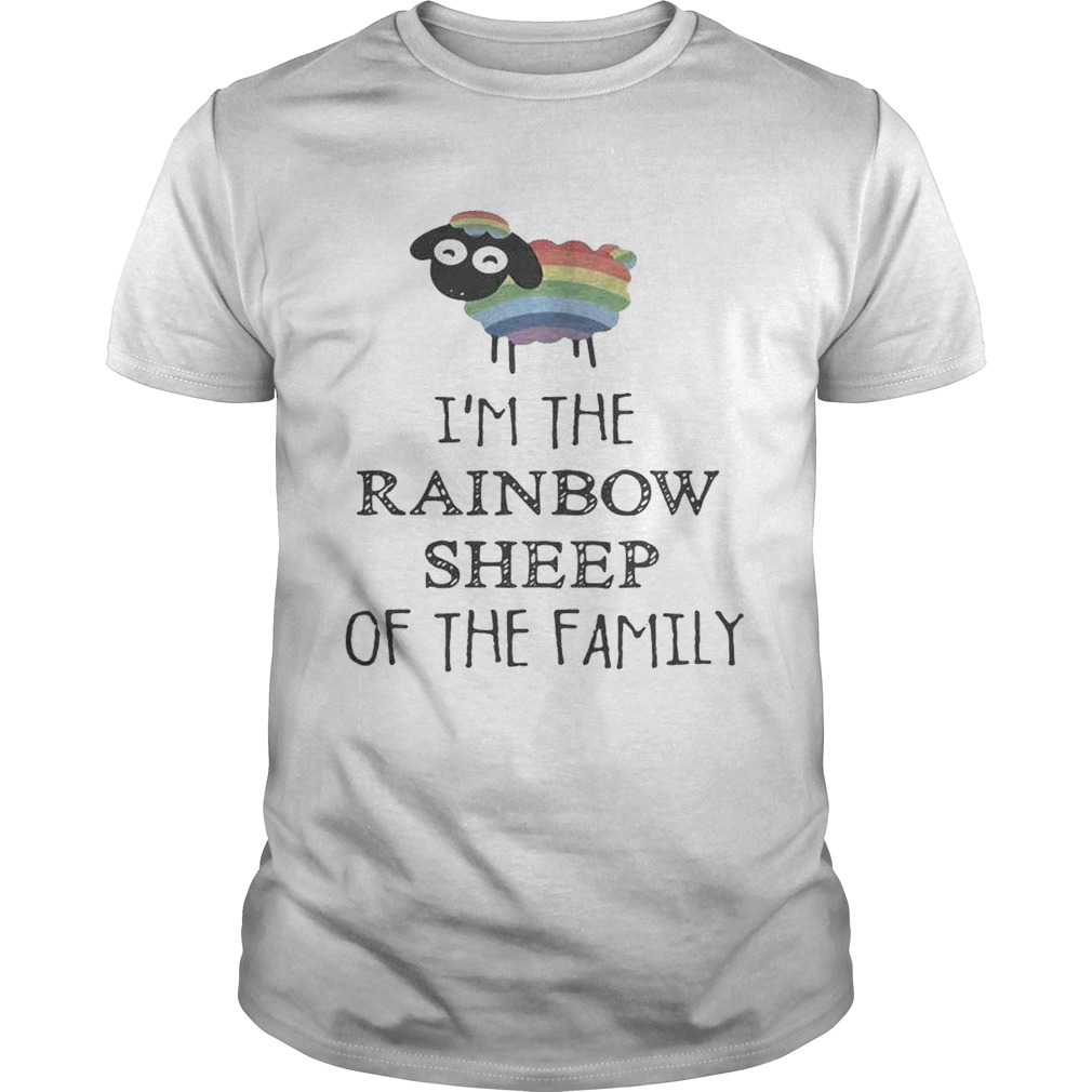Official LGBT Im the rainbow sheep of the family shirt