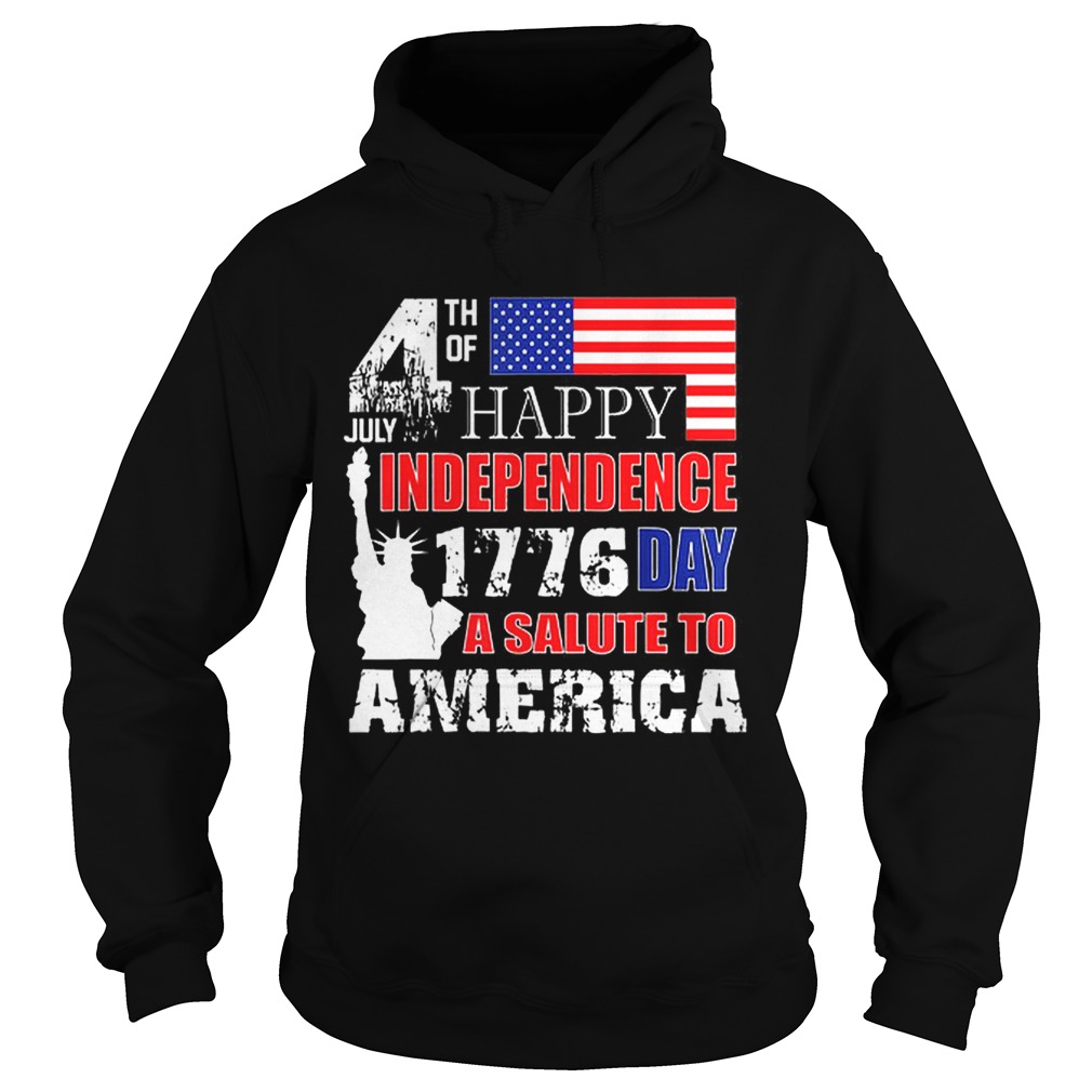 Original A Salute To America 4th Of July Independence Day Tee Shirt Hoodie