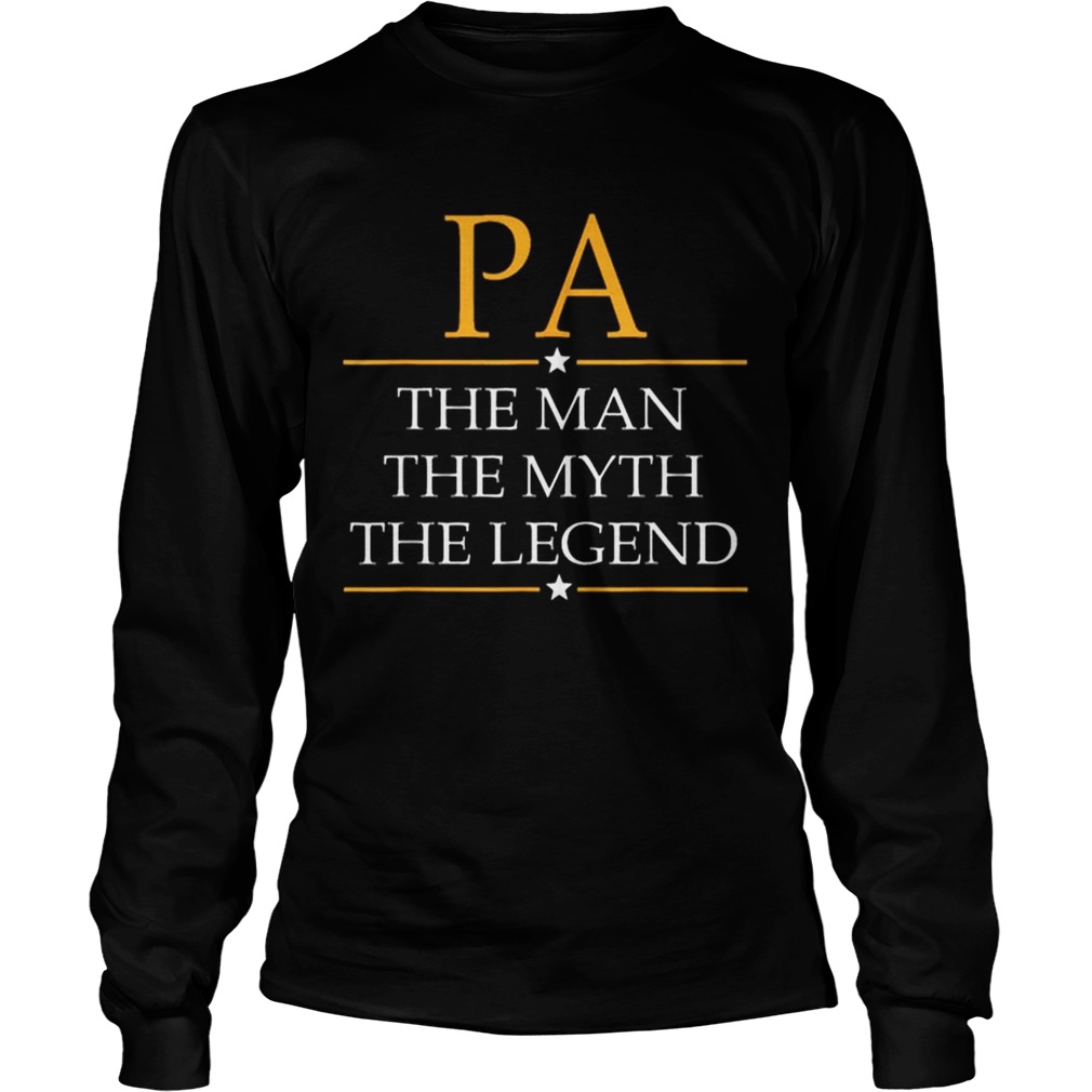 Pa The Man The Myth The Legend Father Day LongSleeve