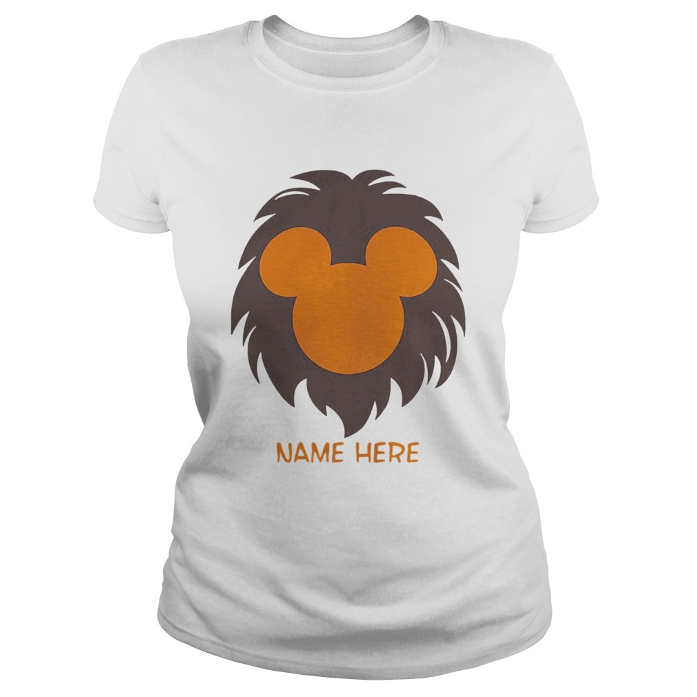 Personalized Disney Lion King Family Funny Gift TShirt Classic Ladies