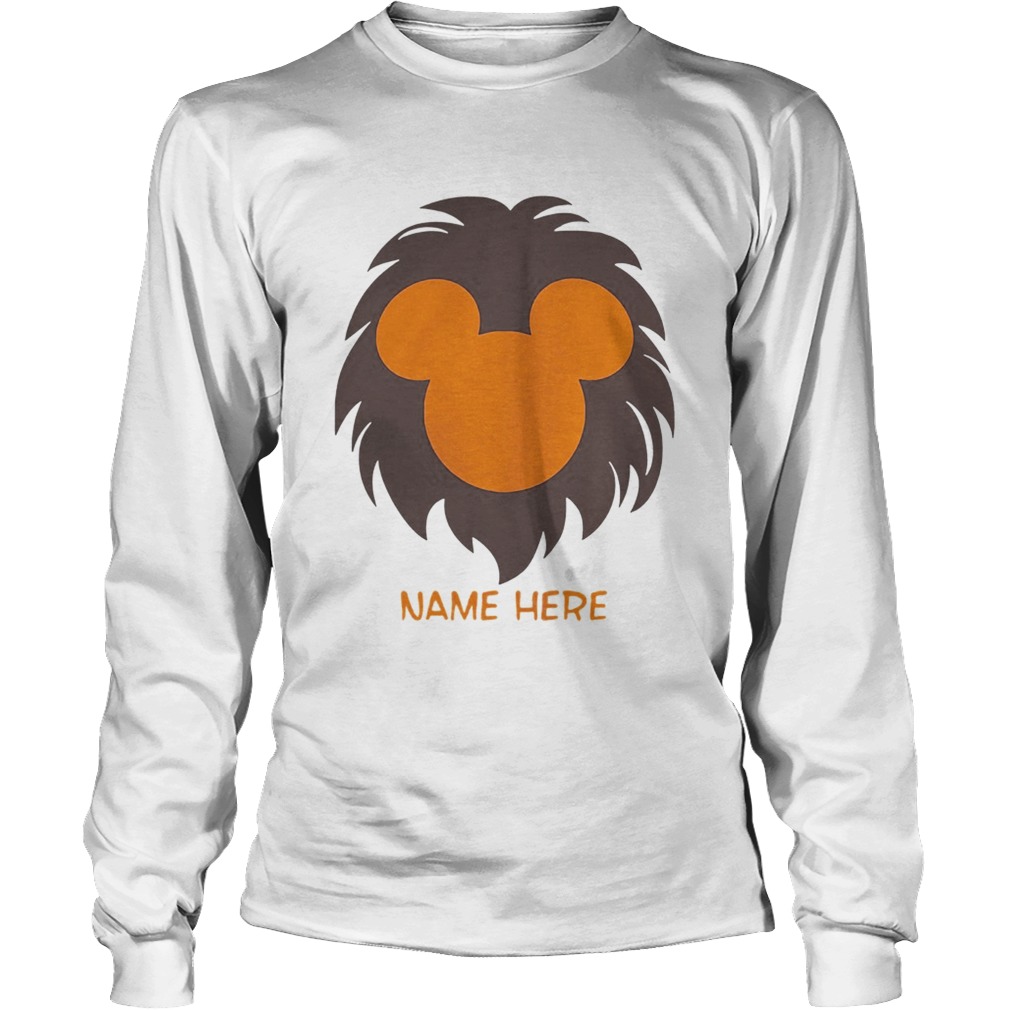 Personalized Disney Lion King Family Funny Gift TShirt LongSleeve