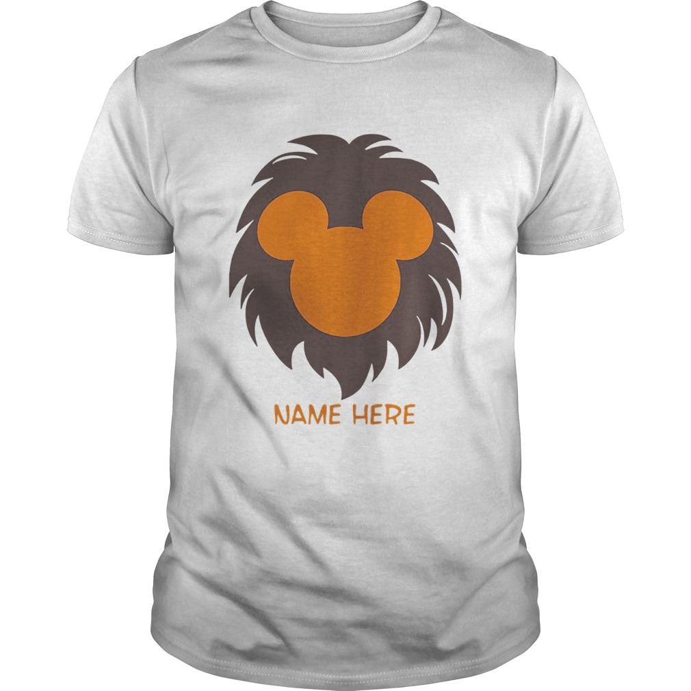 Personalized Disney Lion King Family Funny Gift TShirt