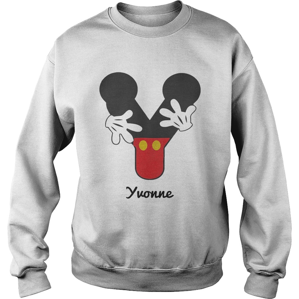 Personalized Name Y Begins Mickey Hat Funny TShirt Sweatshirt