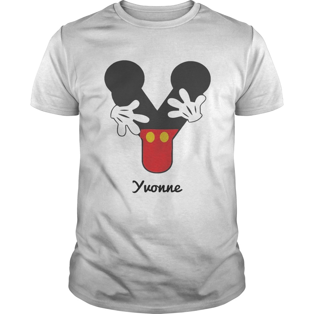 Personalized Name Y Begins Mickey Hat Funny TShirt