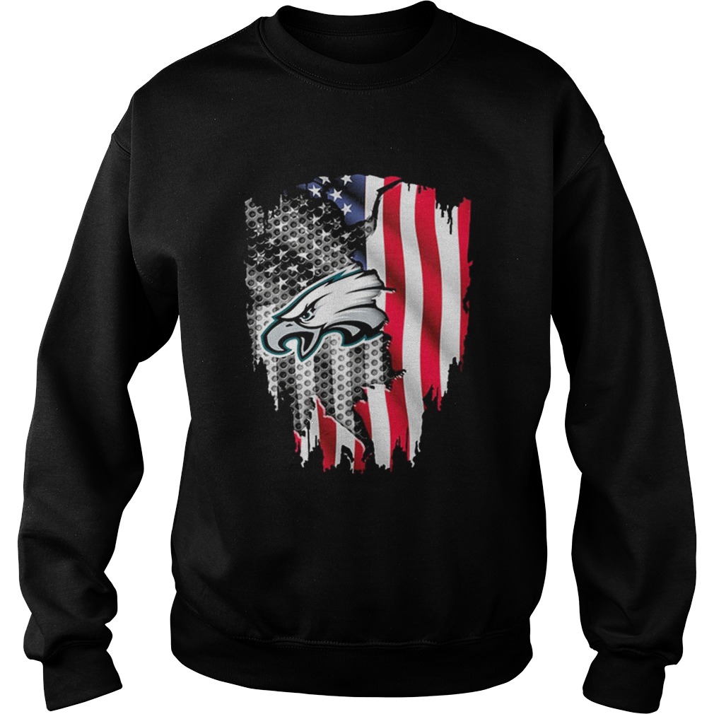 Philadelphia Eagles American flag Sweatshirt