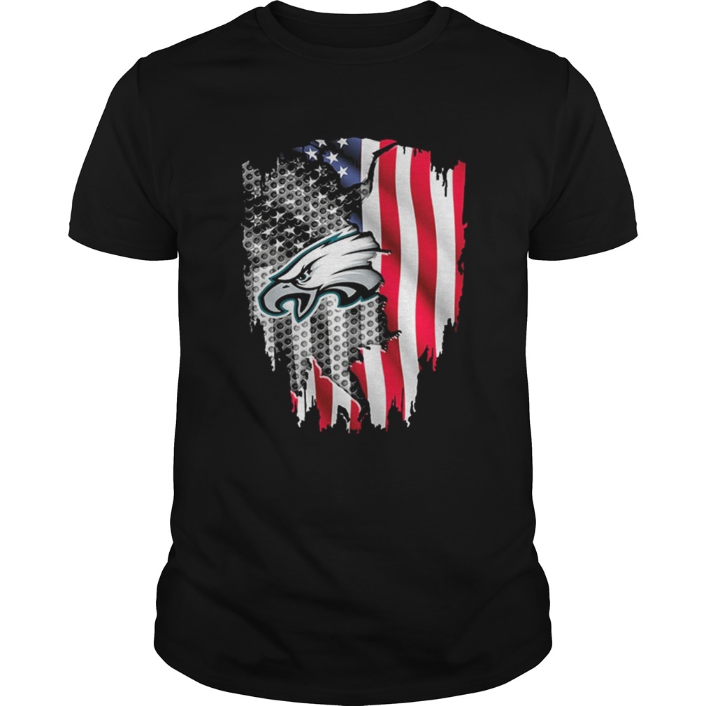 Philadelphia Eagles American flag shirt