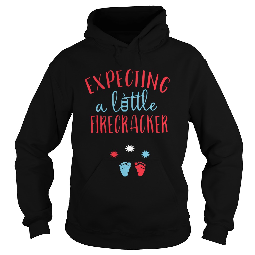 Pregnant expecting a little firecracker Hoodie