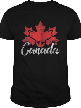 Premium Canada Flag Maple Leaf Canada Day Shirt