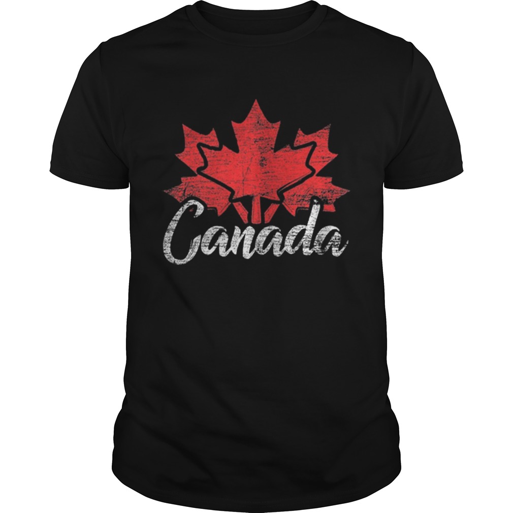 Premium Canada Flag Maple Leaf Canada Day Shirt