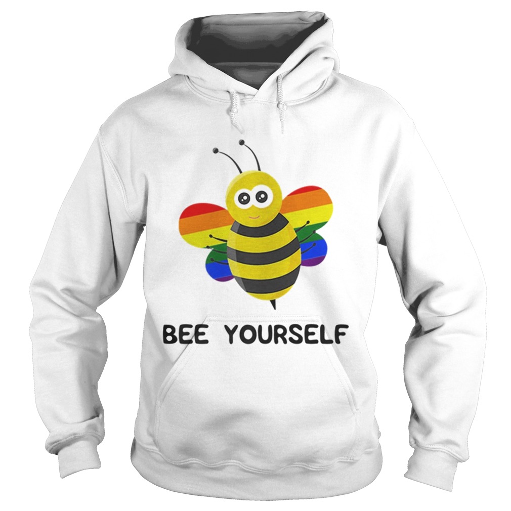 Rainbow Bee LGBT And Gay Pride Shirt Hoodie