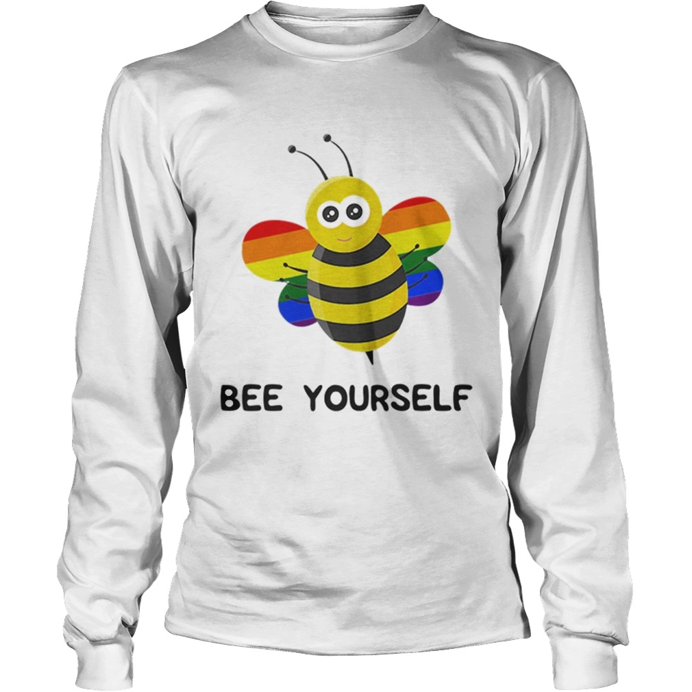 Rainbow Bee LGBT And Gay Pride Shirt LongSleeve