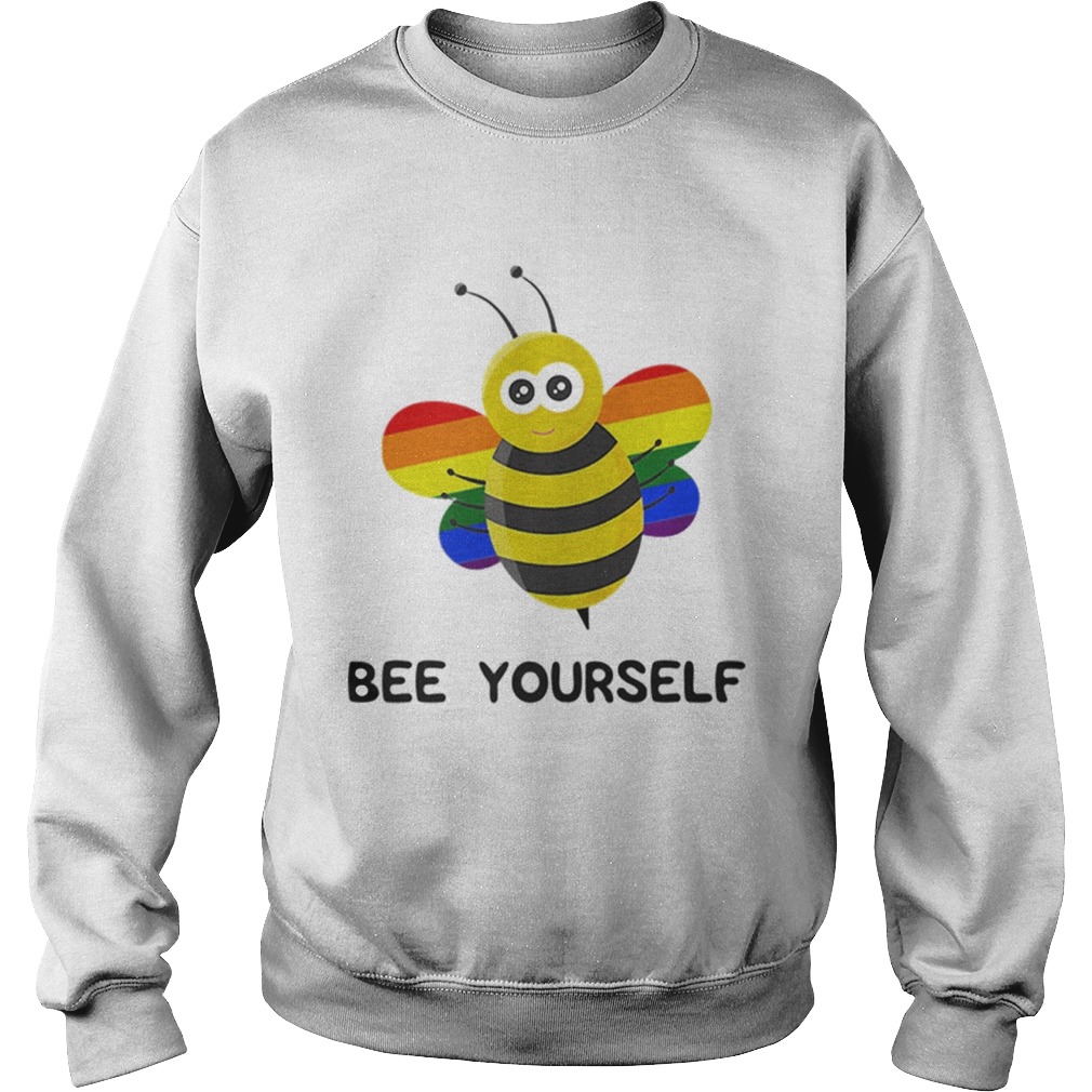 Rainbow Bee LGBT And Gay Pride Shirt Sweatshirt
