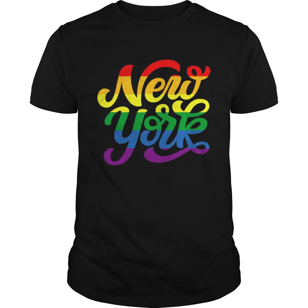 Rainbow New York NYC World Pride LGBT 2019 shirt