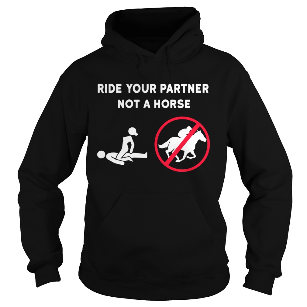 Ride your partner not a horse Hoodie