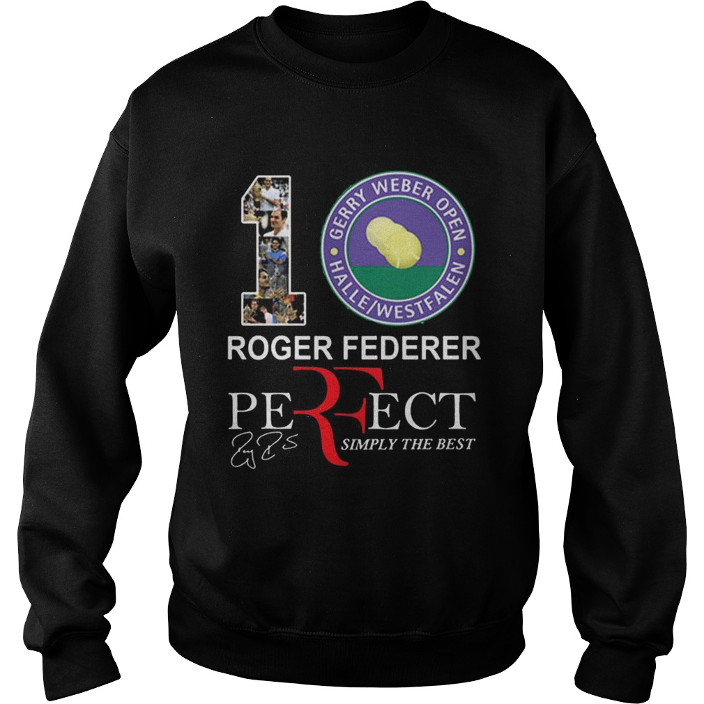 Roger Federer 10 Gerry Weber open Sweatshirt