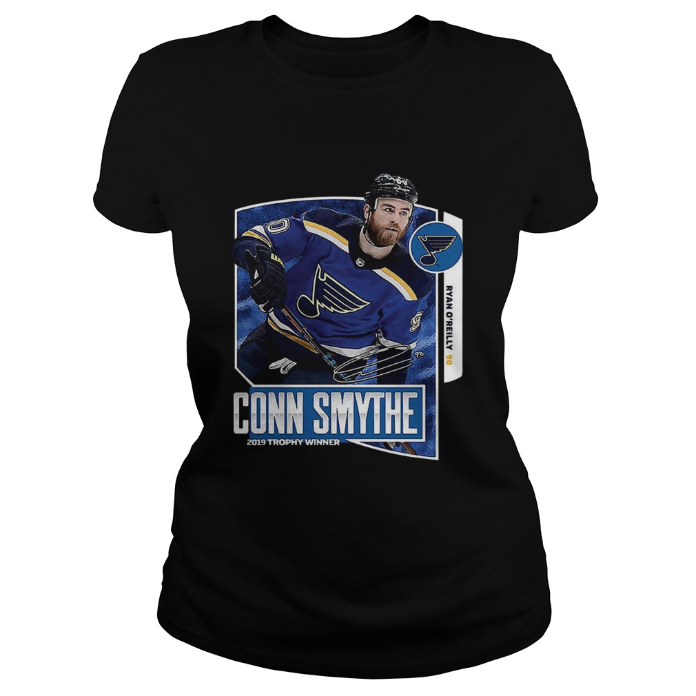 Ryan Oreilly St Louis Blues 2019 Stanley Cup Champions Conn Smythe Trophy Winner Shirts Classic Ladies