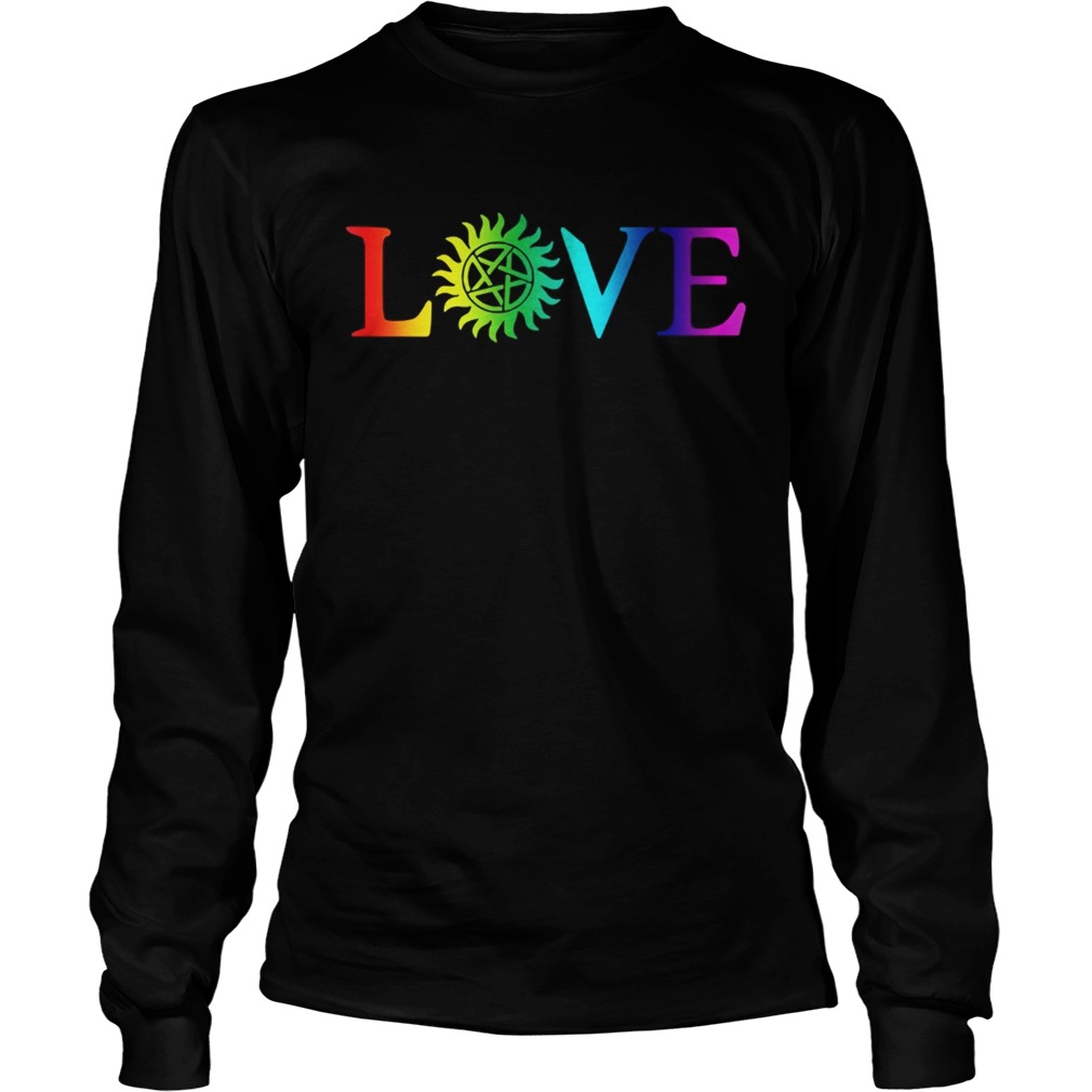 SPNFamily love Pride LGBT LongSleeve