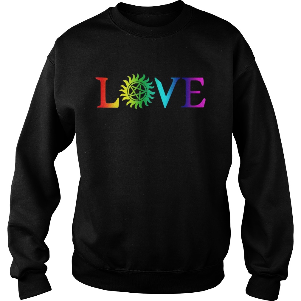 SPNFamily love Pride LGBT Sweatshirt