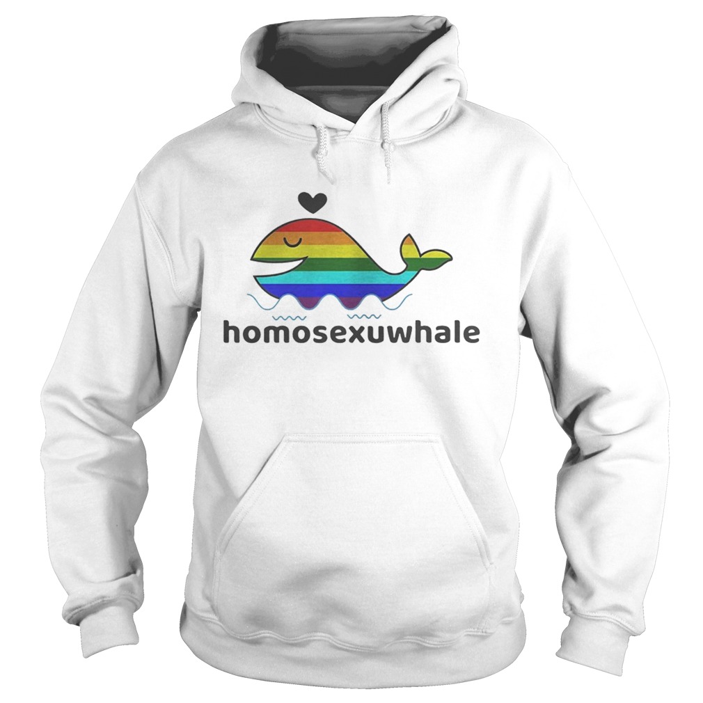 Shark homosexuwhale Hoodie