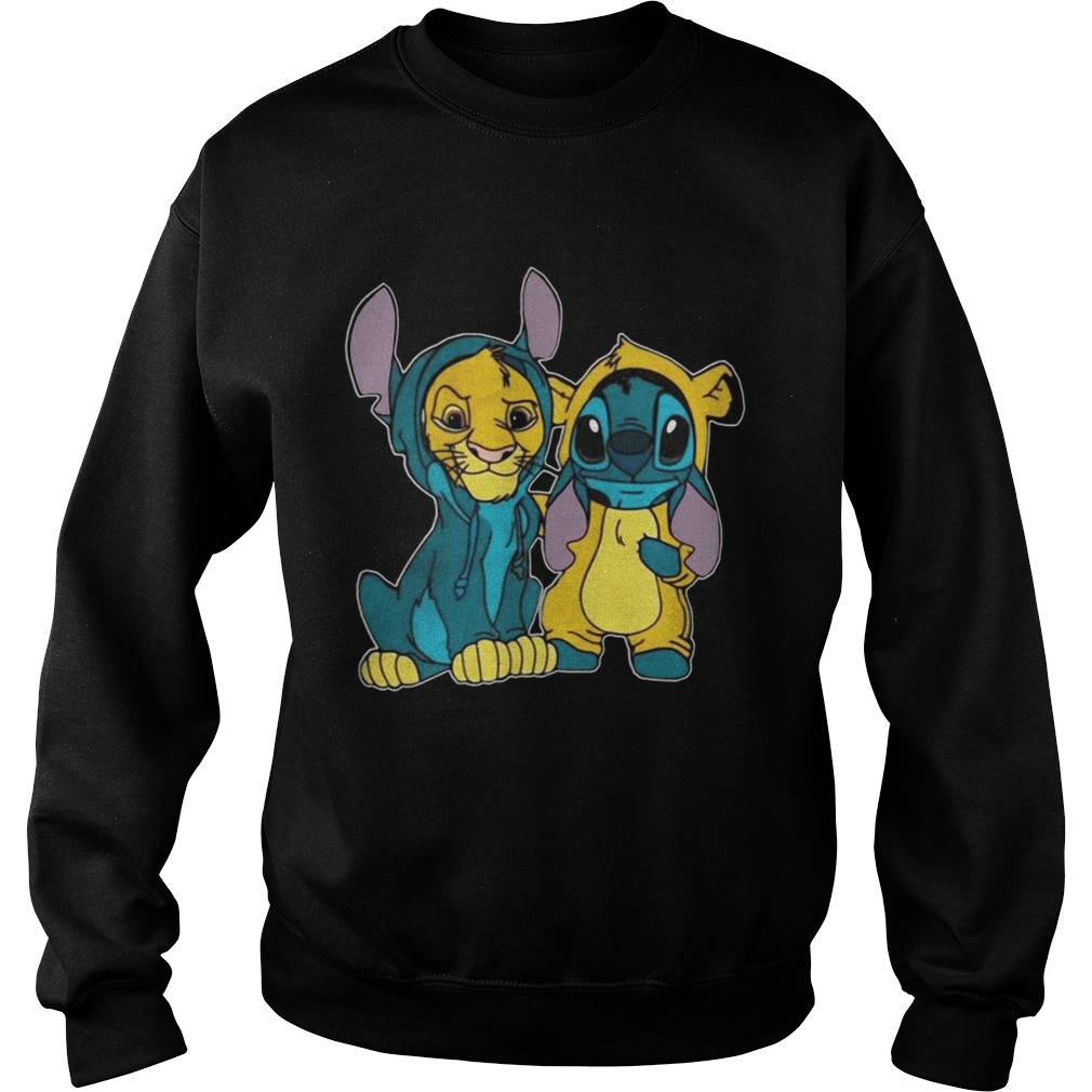 Simba and Stitch best friend Sweatshirt