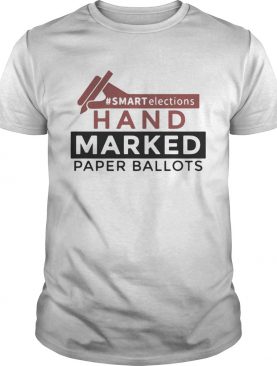 Smart elections hand marked paper ballots shirt