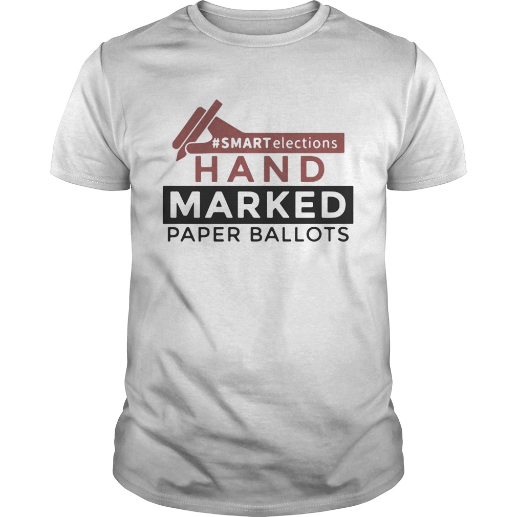 Smart elections hand marked paper ballots shirt