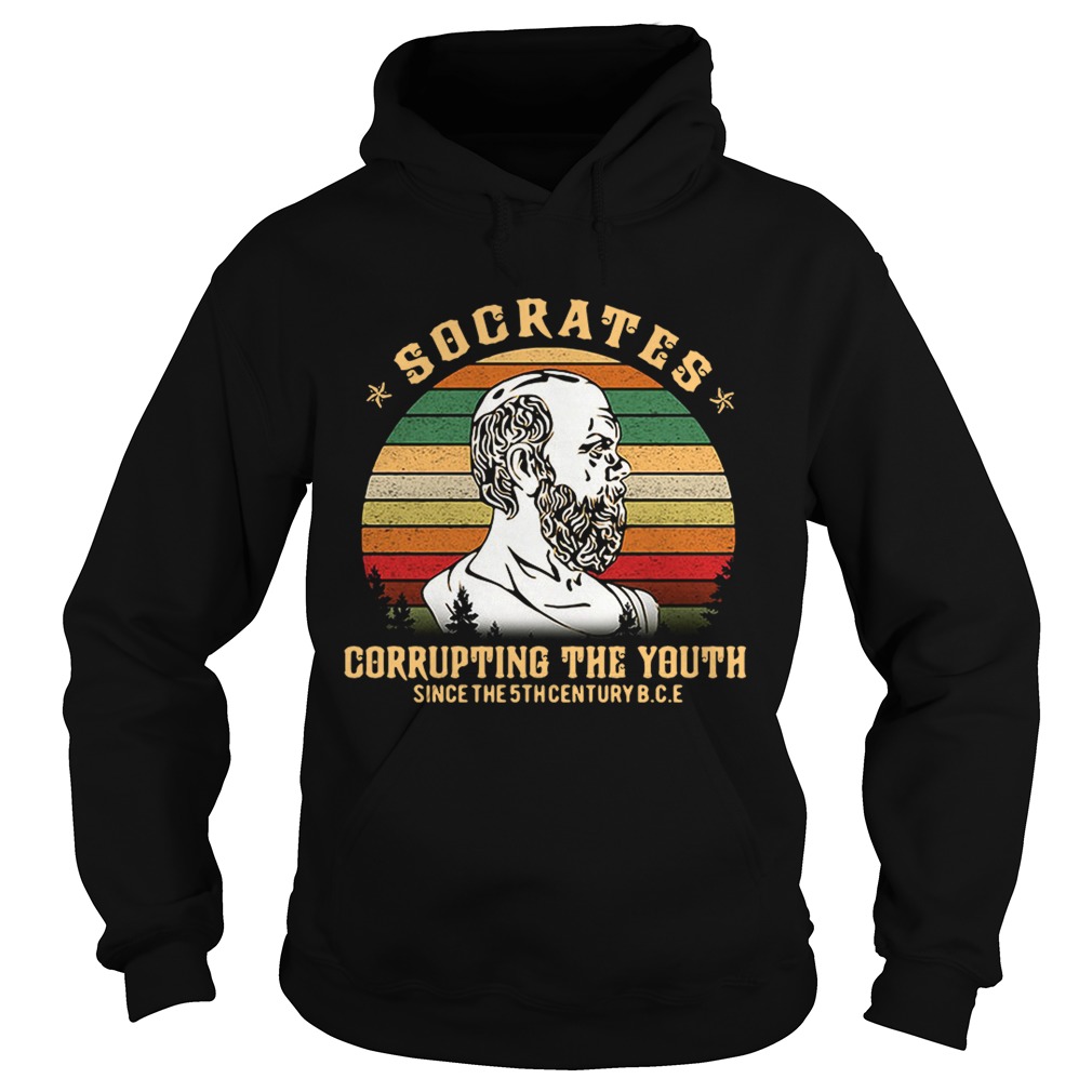 Socrates corrupting the youth since the 5th century BCE retro Hoodie