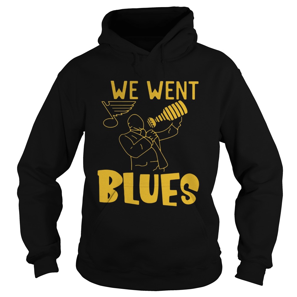 St Louis Blues We Went Blues Hoodie