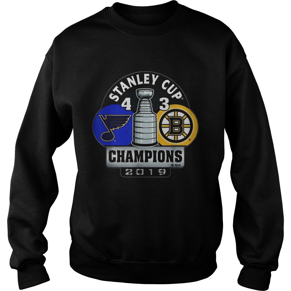 Stanley Cup champions St Louis Blues 4 3 Boston Bruins Sweatshirt