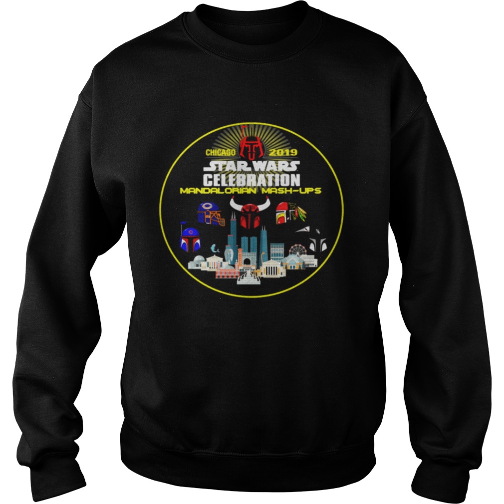 Star Wars Celebration Chicago 2019 Mandalorian Mash Ups Sweatshirt