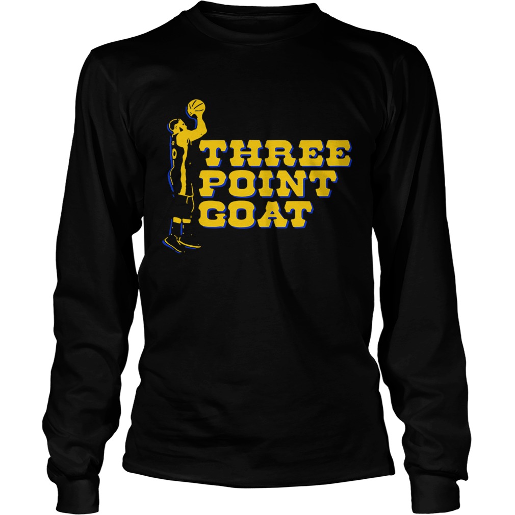Steph Curry three point goat Golden State Warriors LongSleeve