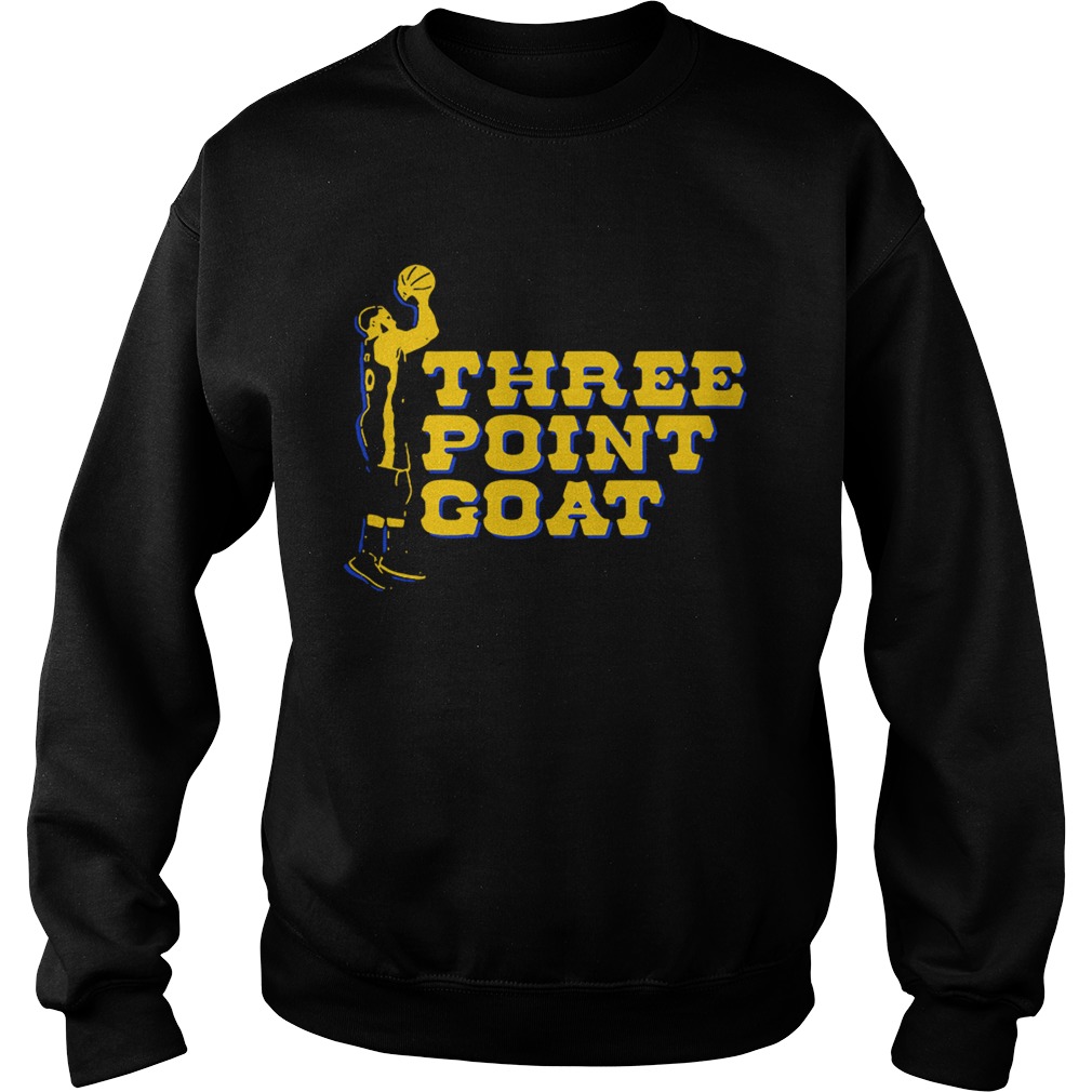 Steph Curry three point goat Golden State Warriors Sweatshirt