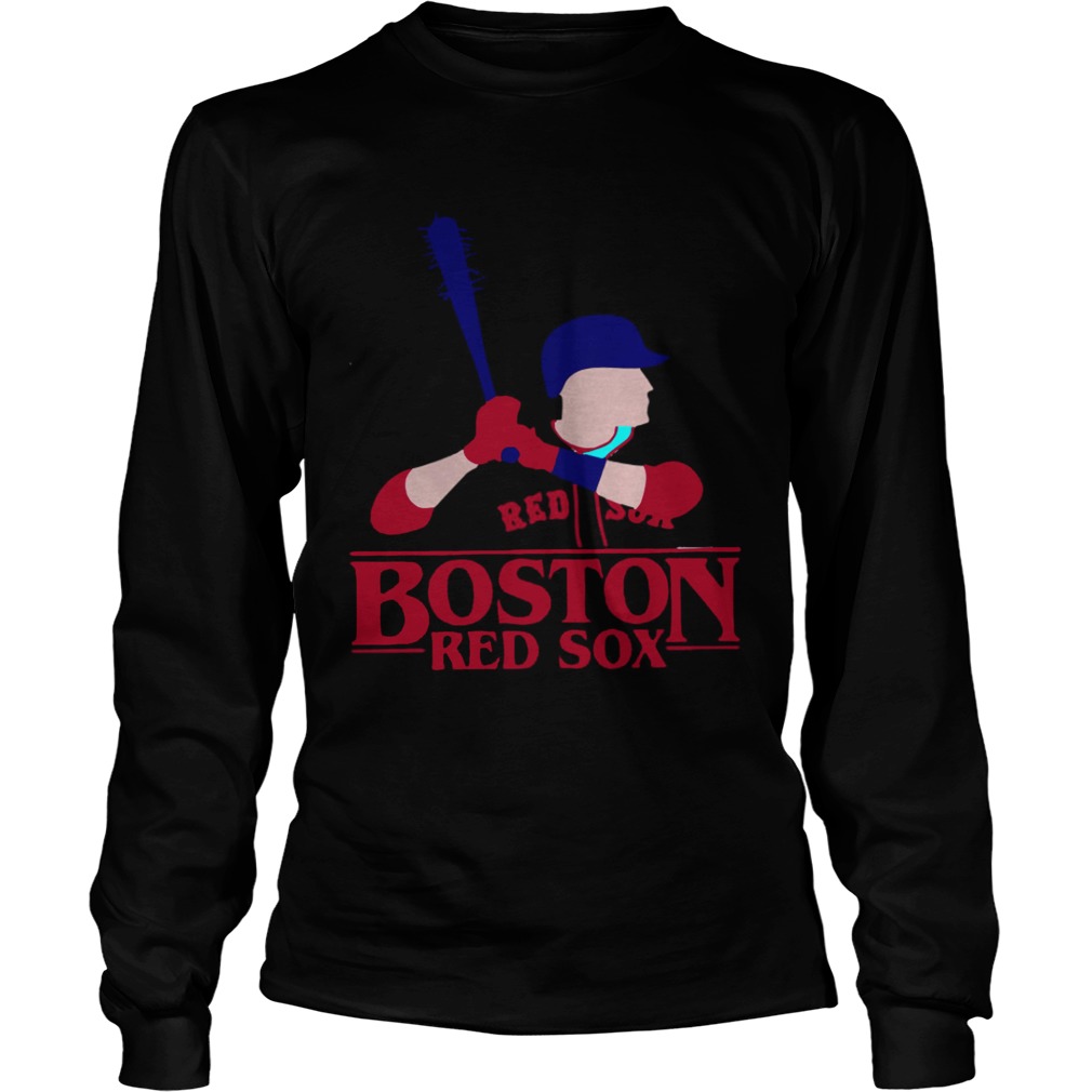 Stranger Things Night Boston Red Sox Shirt LongSleeve