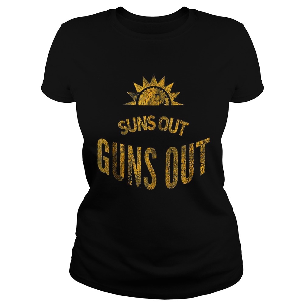 Sun Out Guns Out Black Classic Ladies