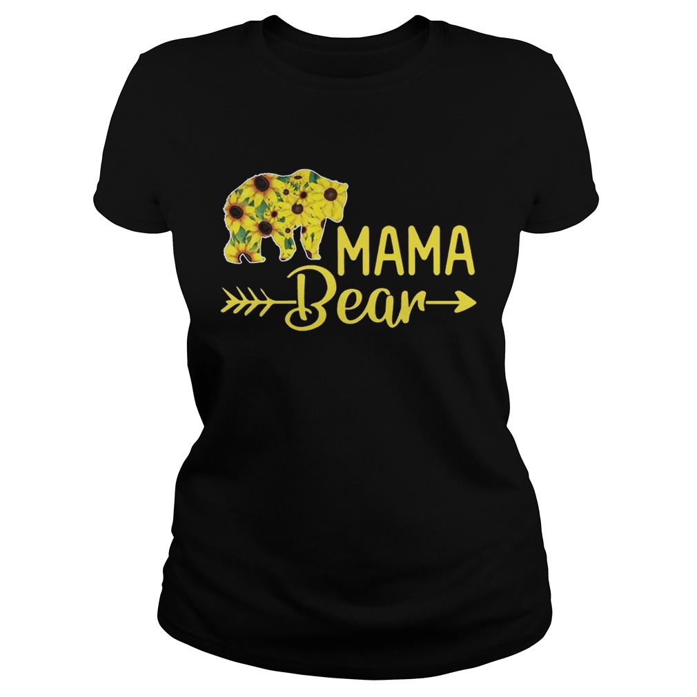 Sunflower mama bear Classic Ladies