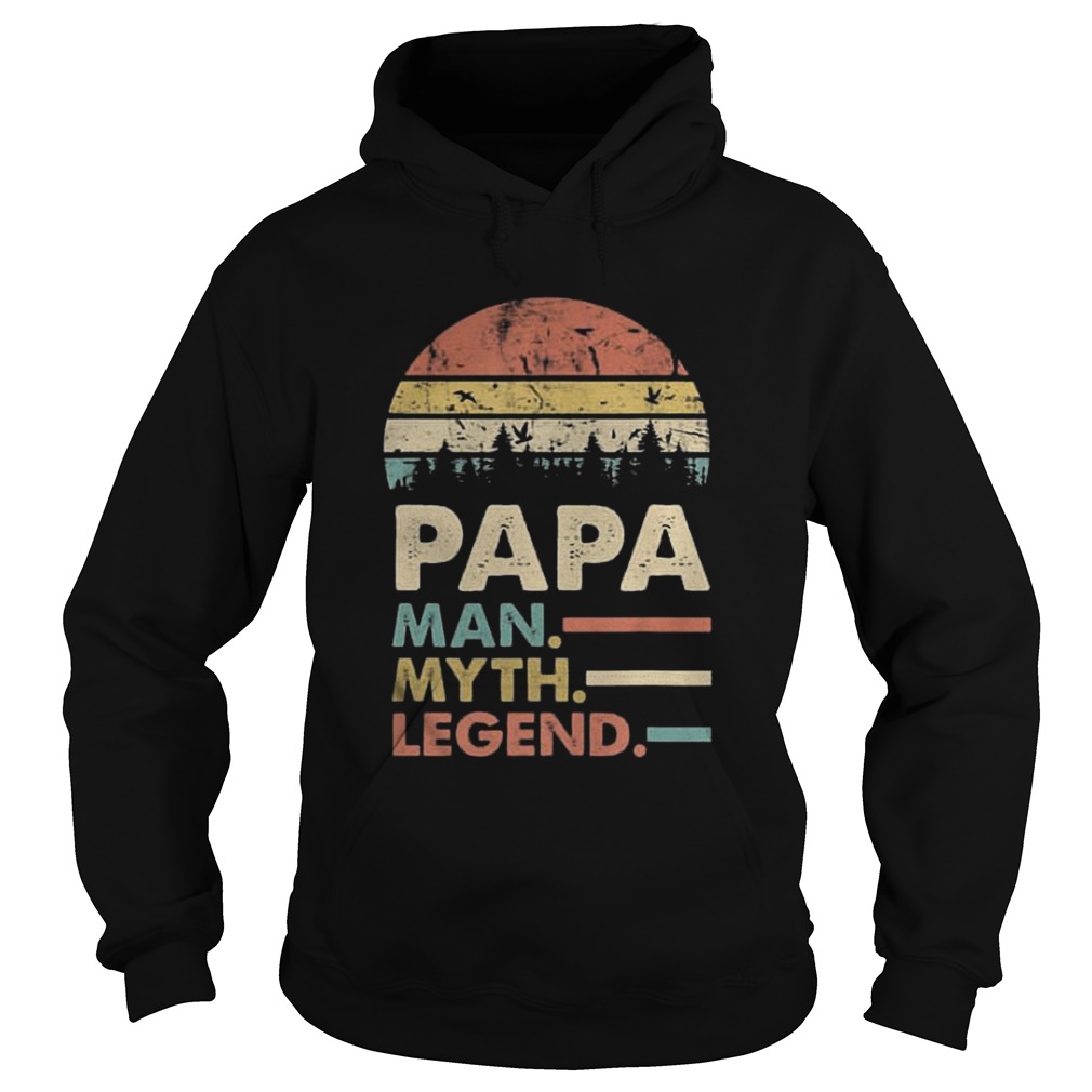 Sunset Papa Man Myth Legend Shirt Hoodie
