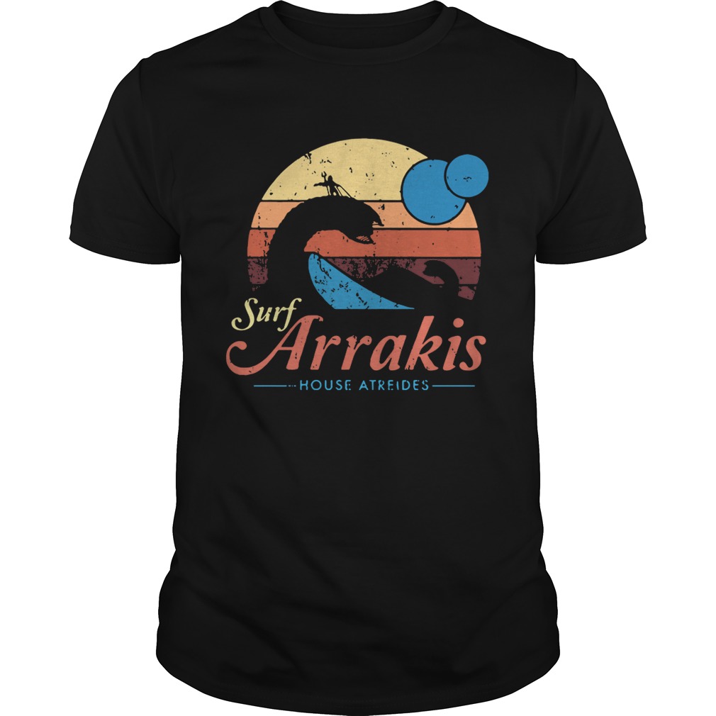 Surf Arrakis House Atreides retro shirt