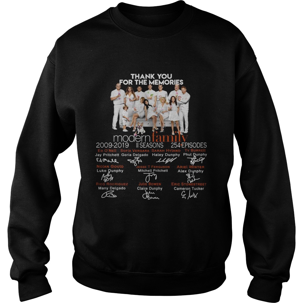 Thank you for the memories Family Sweatshirt